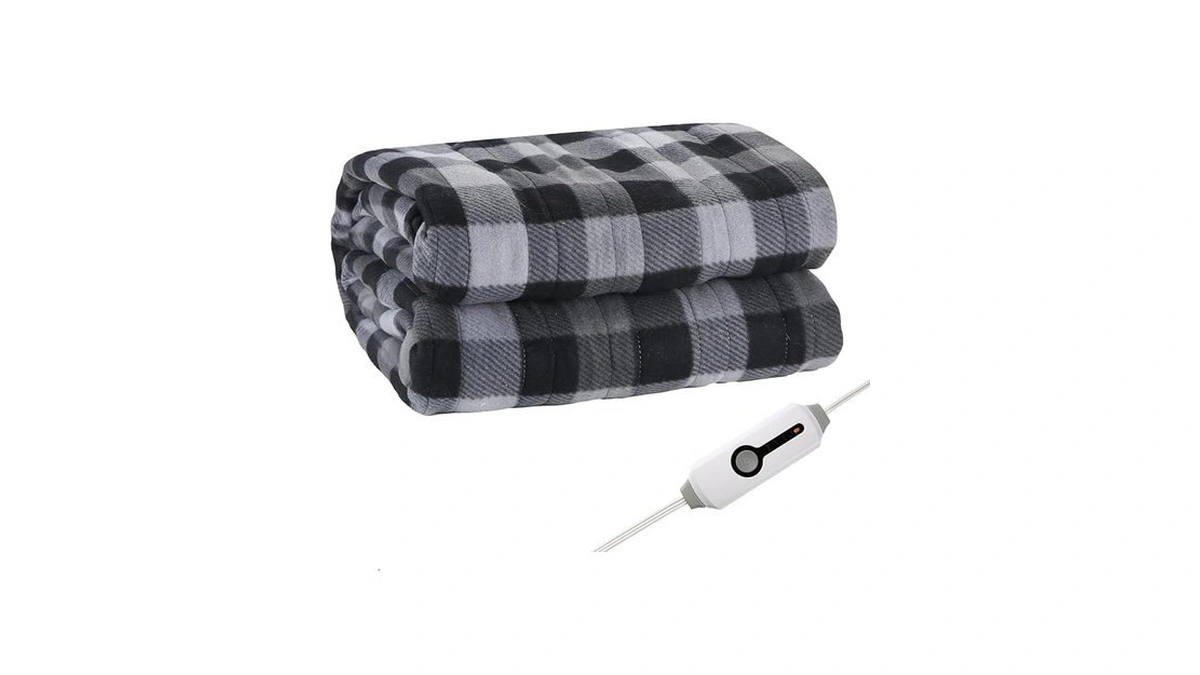Eydna Electric Heated Blanket Full Size 72"x84",fast Heating, Soft Fleece