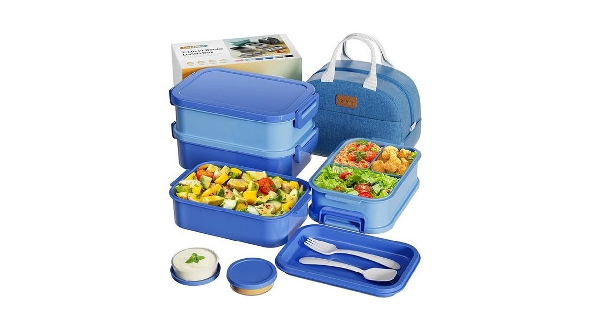 Adults Bento Box With Insulated Lunch Bag, 74oz Capacity 3