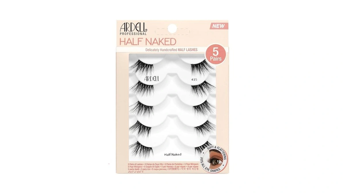 Ardell Naked Half Lashes 435, Wispy Cat Eye False Eyelashes