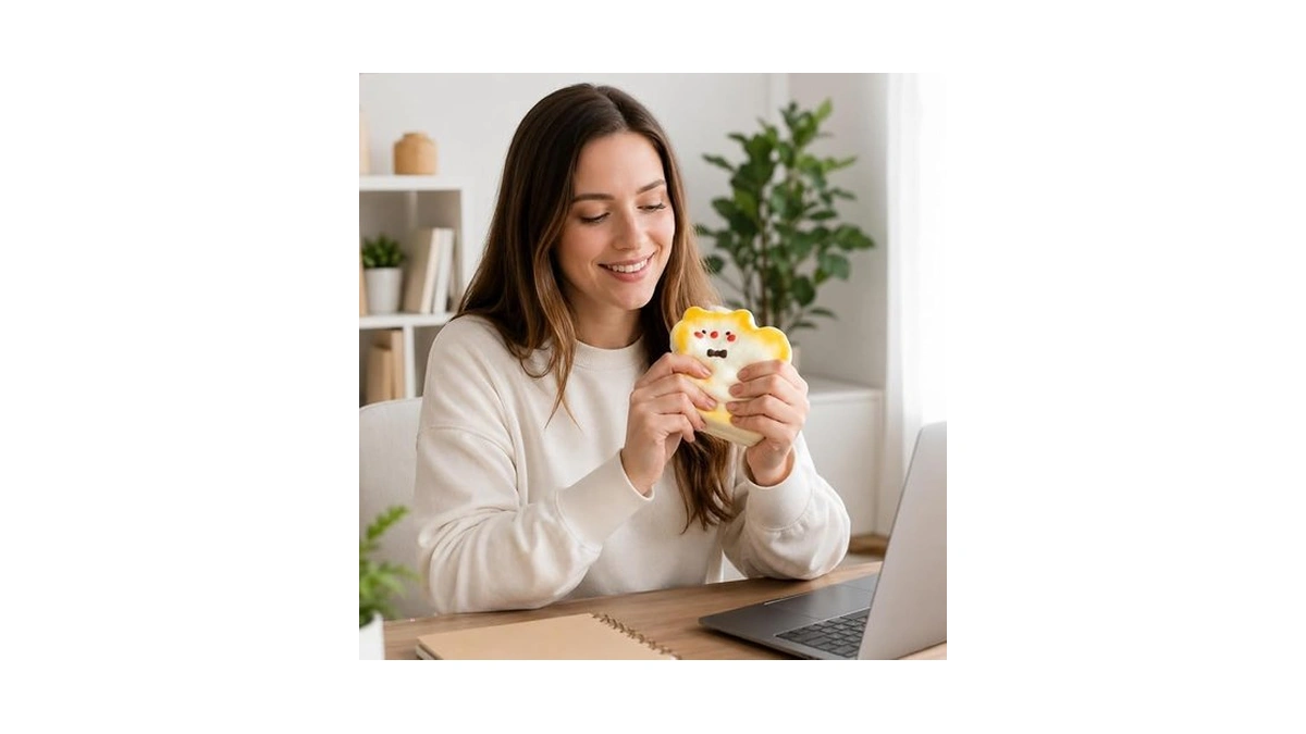 Cute Squishy Stress Relief Toys, Soft Slow Rising Squeeze Toys