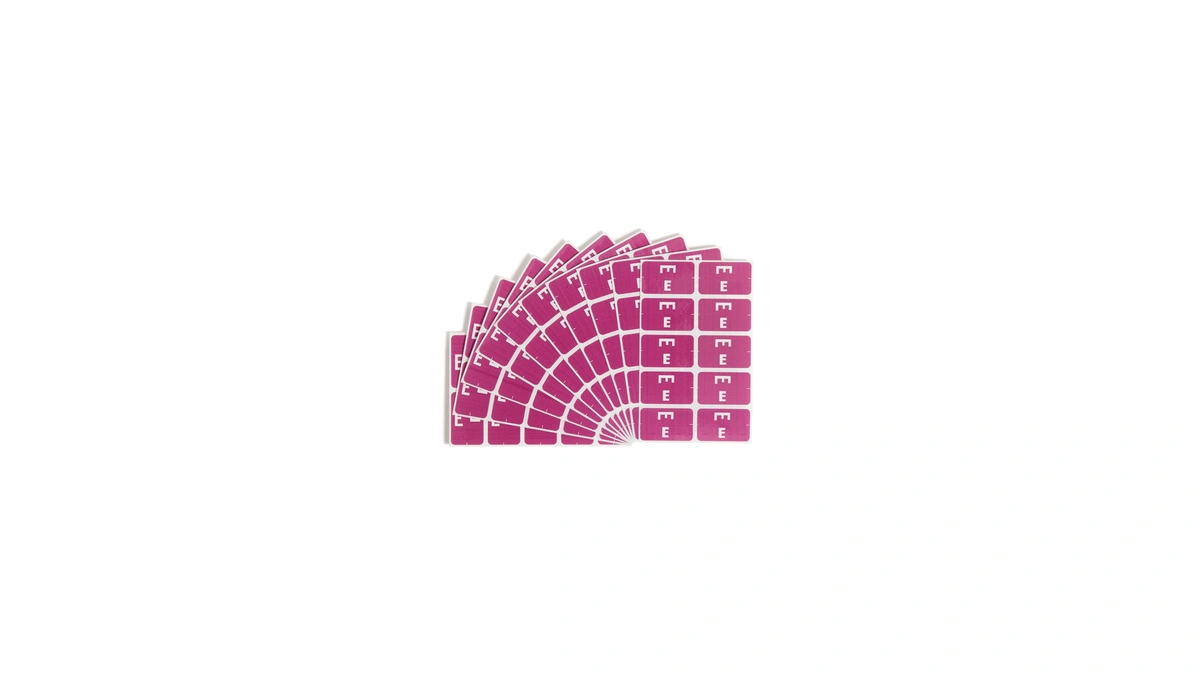 Smead Alphaz Accs Color-coded Alphabetic Label, E, Purple, 100 Labels