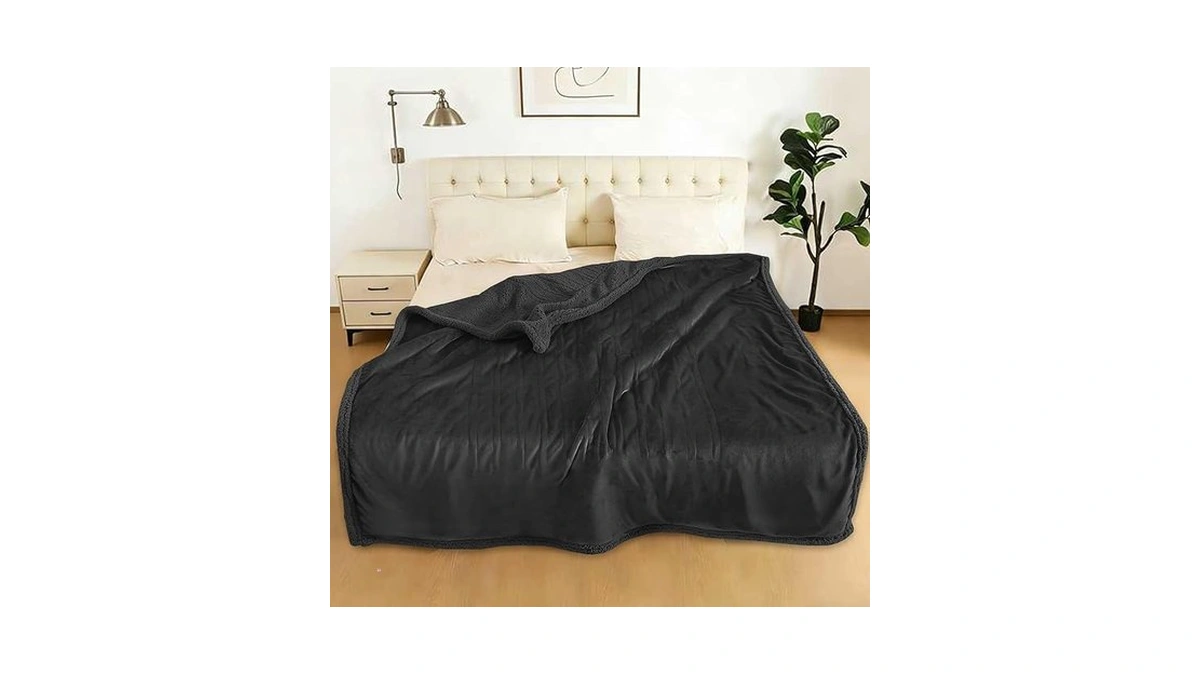 Ticoo Electric Heated Blanket Full 72"x84" - 5 Heat &