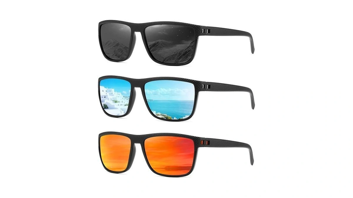 Masdun Polarized Sunglasses For Men And Women Square Sun Glasses