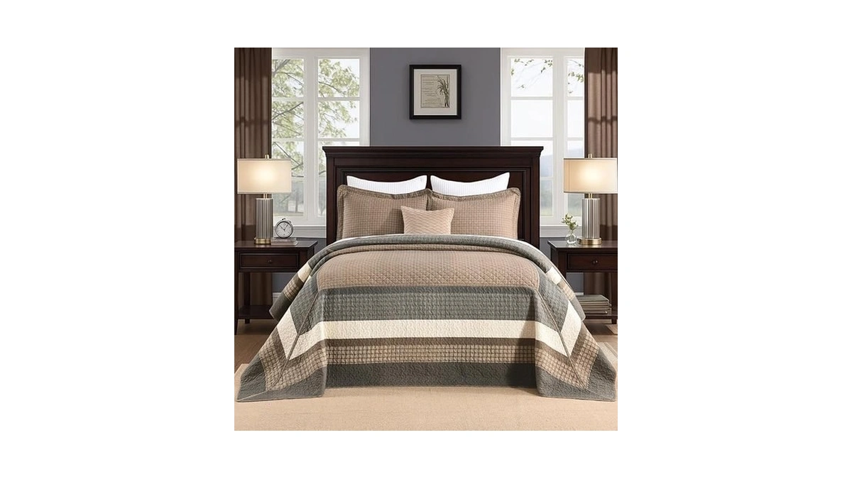 Dduoxin Oversized Queen Bedspread - 102w X120l Extra Wide -