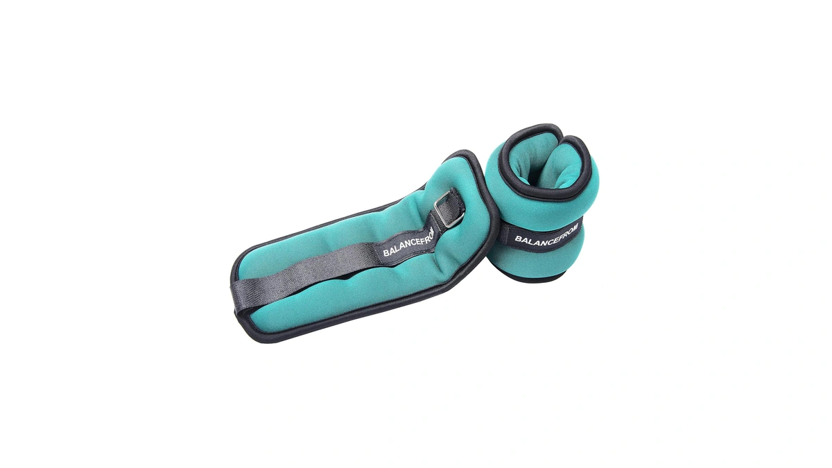 Signature Fitness Fully Adjustable Ankle Wrist Arm Leg Weights, 1.5