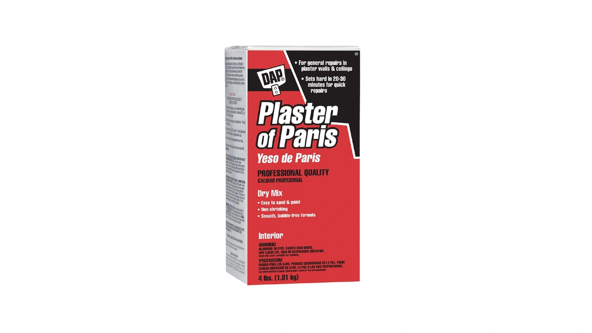 Dap Plaster Of Paris (dry Mix), White, 4 Lb Box