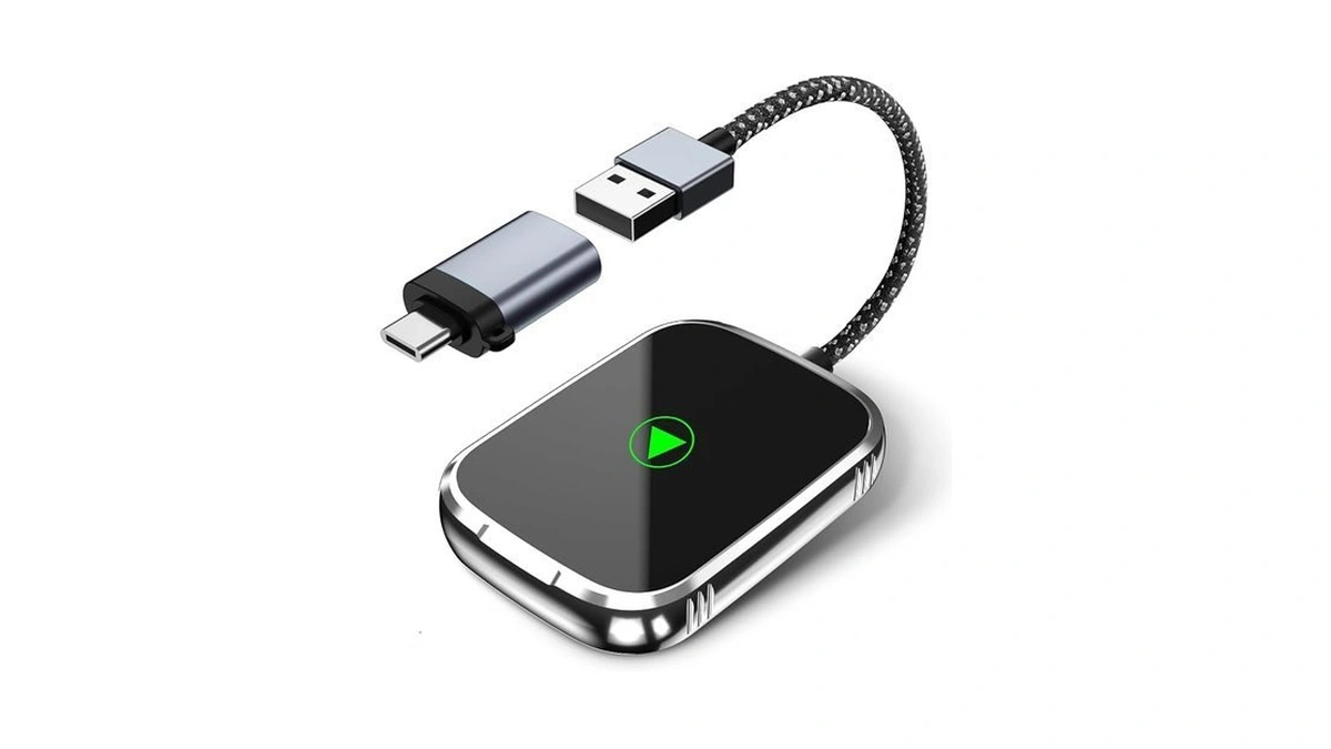 Wireless Carplay Adapter For Apple Iphone, Android Auto Adapter, 2