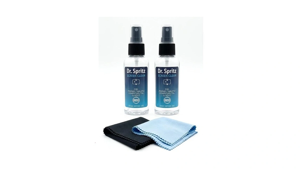 Dr. Spritz Screen Cleaner Spray (2 Pack) - Streak-free Cleaning