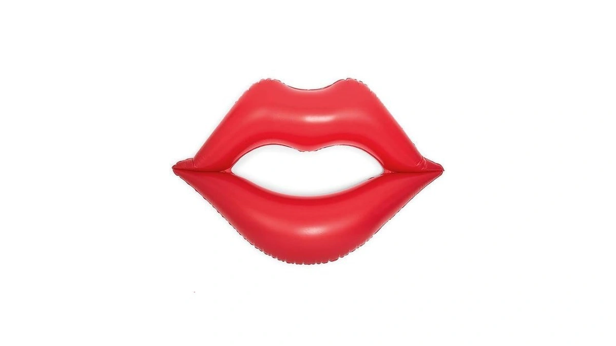 Weddingstar Giant Inflatable Pool Float Toy - Red Lips
