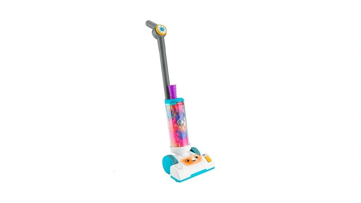 Fisher-price Toddler Toy Laugh & Learn 2-in-1 Vacuum With Duster,