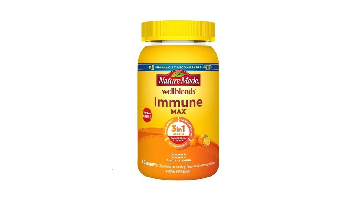 Nature Made Wellblends Immunemax Gummies, Vitamin C, Zinc, And Vitamin