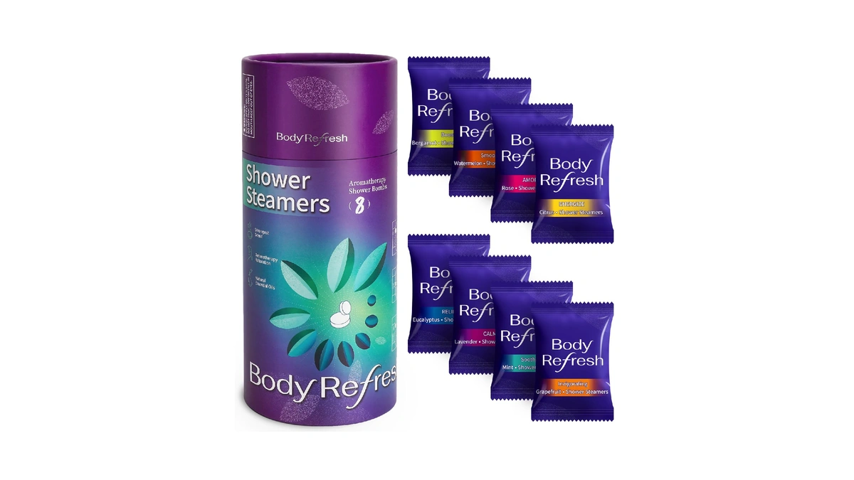 Shower Steamers Aromatherapy 8 Pack - Shower Bombs With Natural