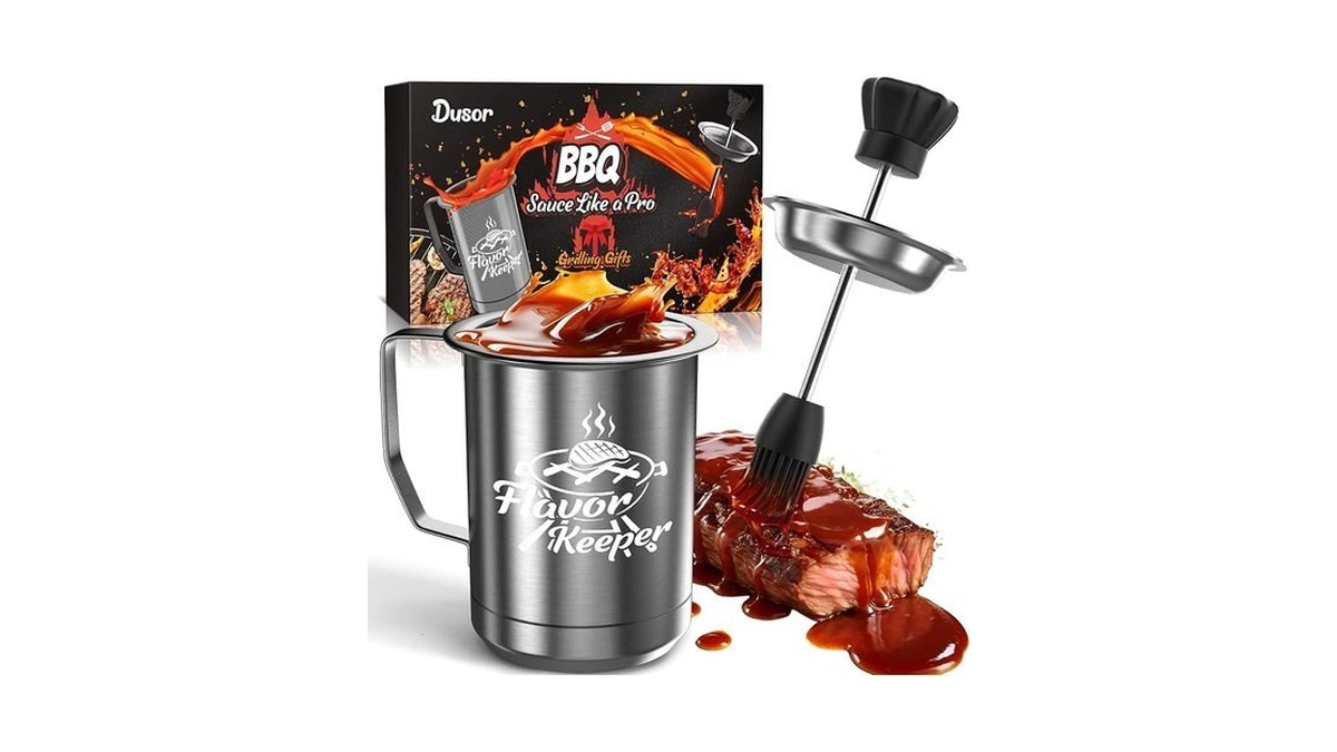 Dusor Gifts For Him Men Women Bbq Sauce Pot And