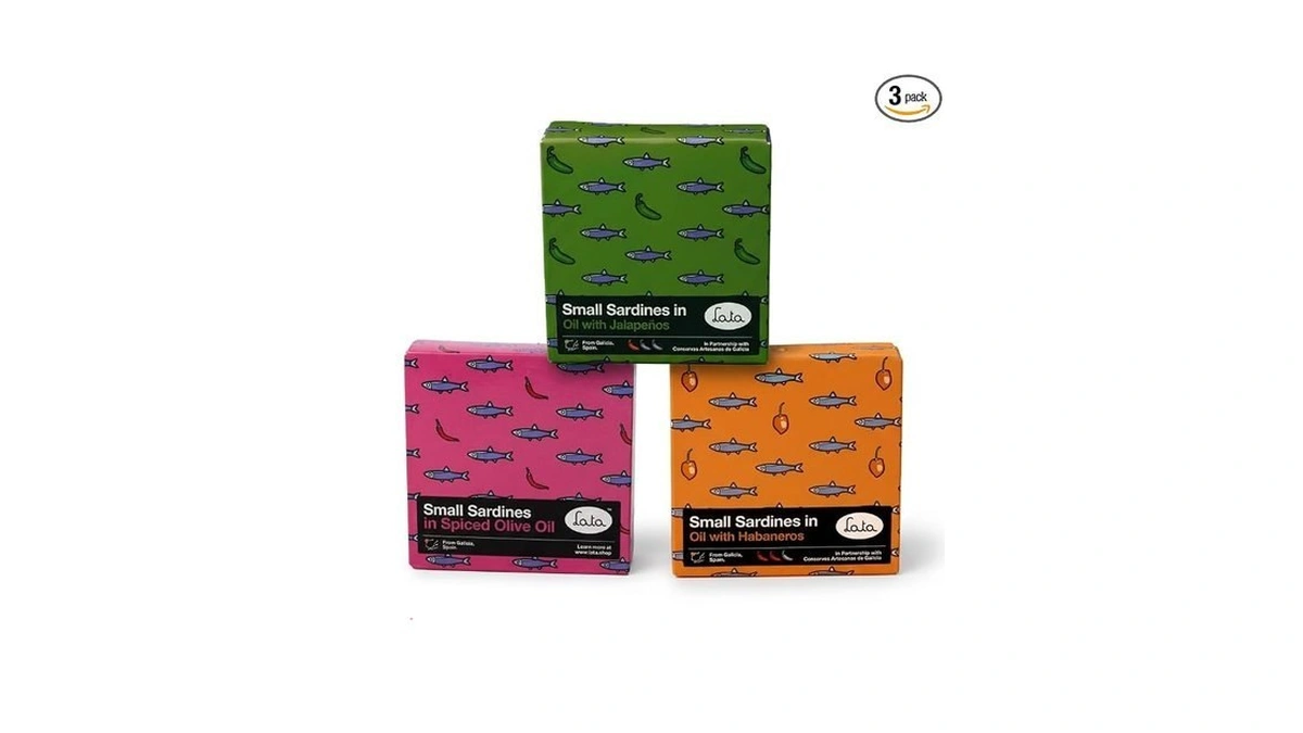 Lata Spicy Sardines Collection 3-pack, Wild Caught In Olive Oil