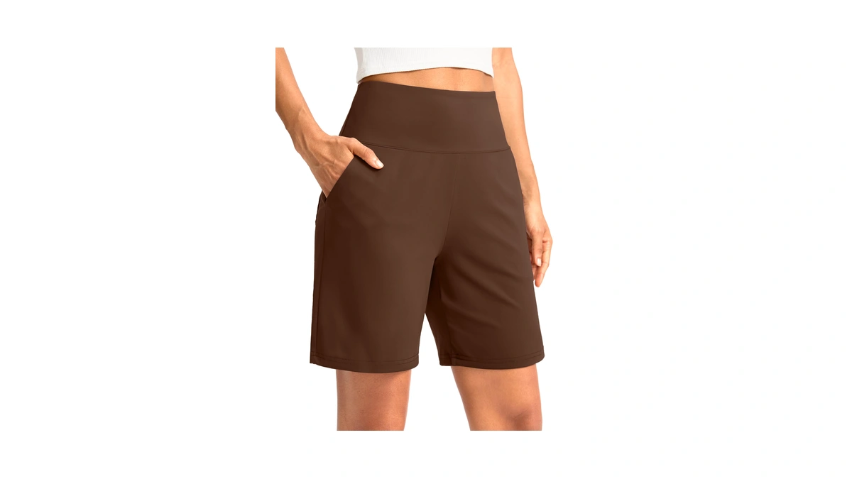 G Gradual Women's Bermuda Long Shorts With Pockets 7" High
