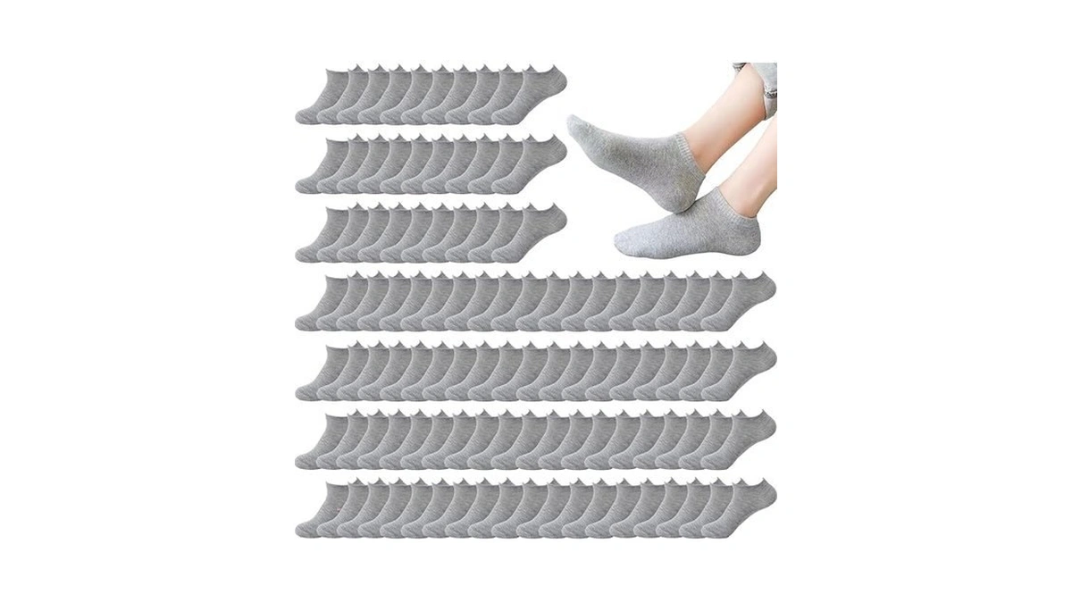 Looknniy 24 Pairs Low Cut Ankle Socks For Men Thin