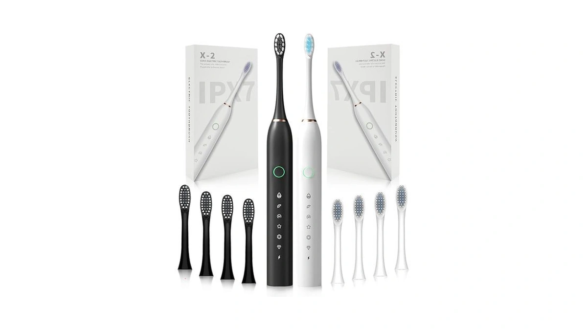 Hubako 2 Pack Rechargeable Electric Toothbrushes For Adults And Kids,
