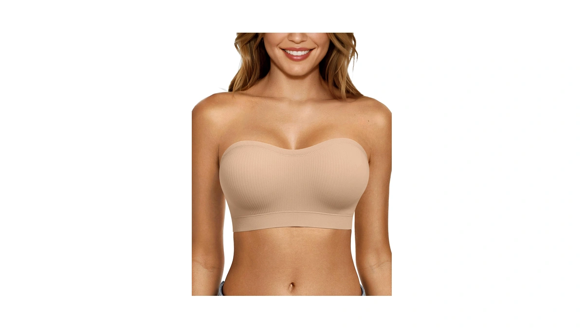 Letsjoli Push Strapless Bras For Women Tube T...