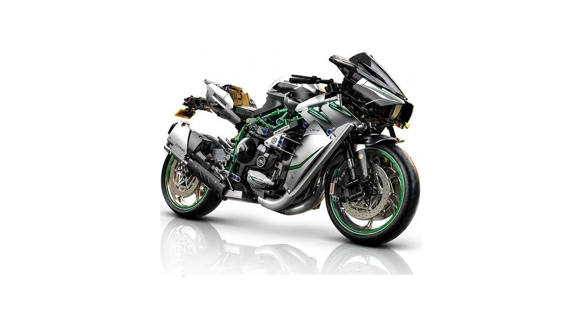 Fernhap Motorcycle Building Blocks 1:5 Scale Large Bike Model Kit