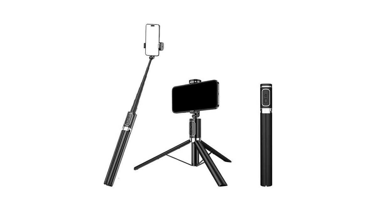 Cambofoto Selfie Stick Tripod, 67in Phone Stand With Remote