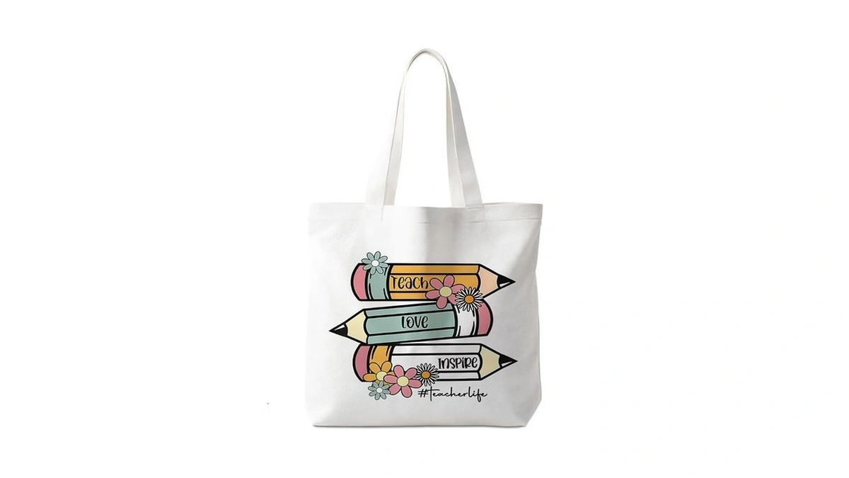 Viijjue Teacher Gifts Tote Bag, Teacher Appreciation Gifts Canvas Tote
