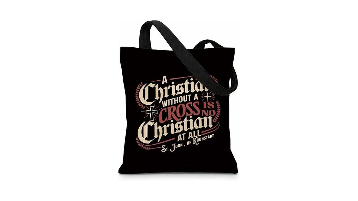 Geondos Christian Bible Canvas Tote Bags For Women, Gifts For