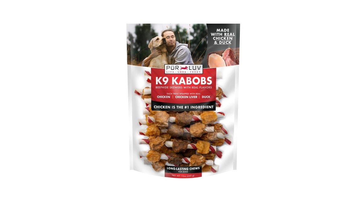 Pur Luv Dog Treats, K9 Kabobs Made With Real Chicken