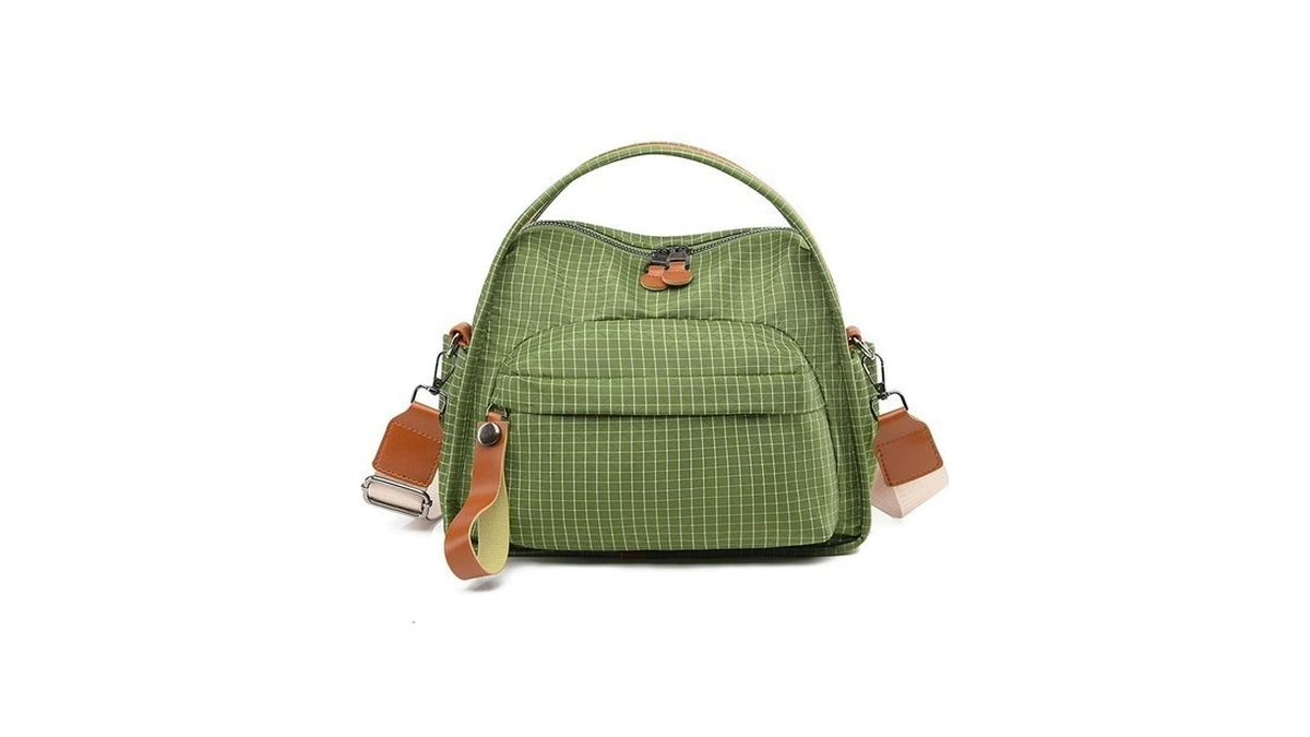 Atqcol Nylon Crossbody Bag Casual Nylon Purse Handbag Top Handle
