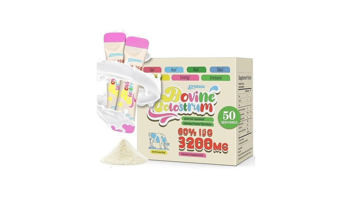 Colostrum Supplement Powder - Grass Fed Bovine Colostrum With 60%