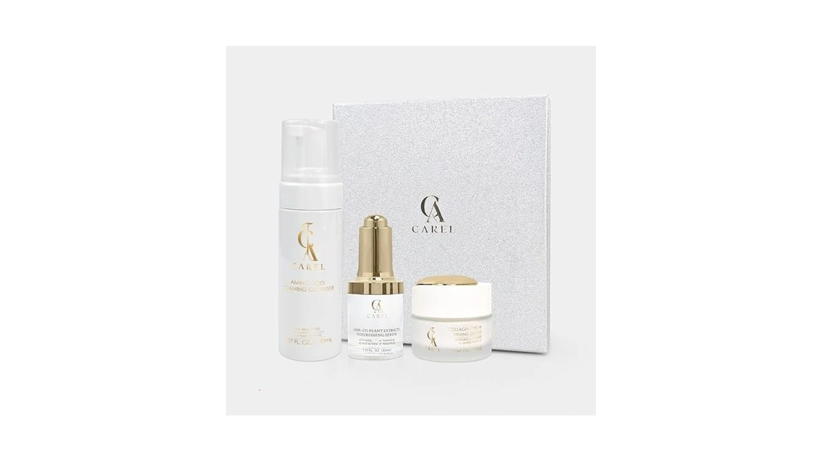 Collagen Peptide Firming Repair Gift Set, Foaming Cleanser, Botanical Peptide