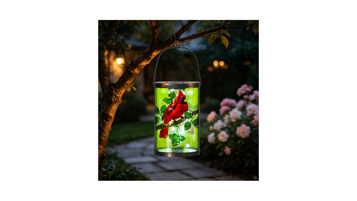 Hanging Solar Lantern Outdoor Decorative Waterproof Led Solar Cardinal Lights