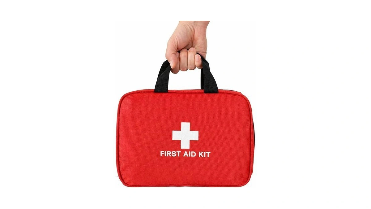 382 Piece Portable First Aid Kit, Emergency Preparedness Supplies For