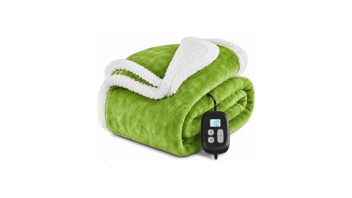 Yustal Electric Heated Blanket Full Size 72" X 84", Soft