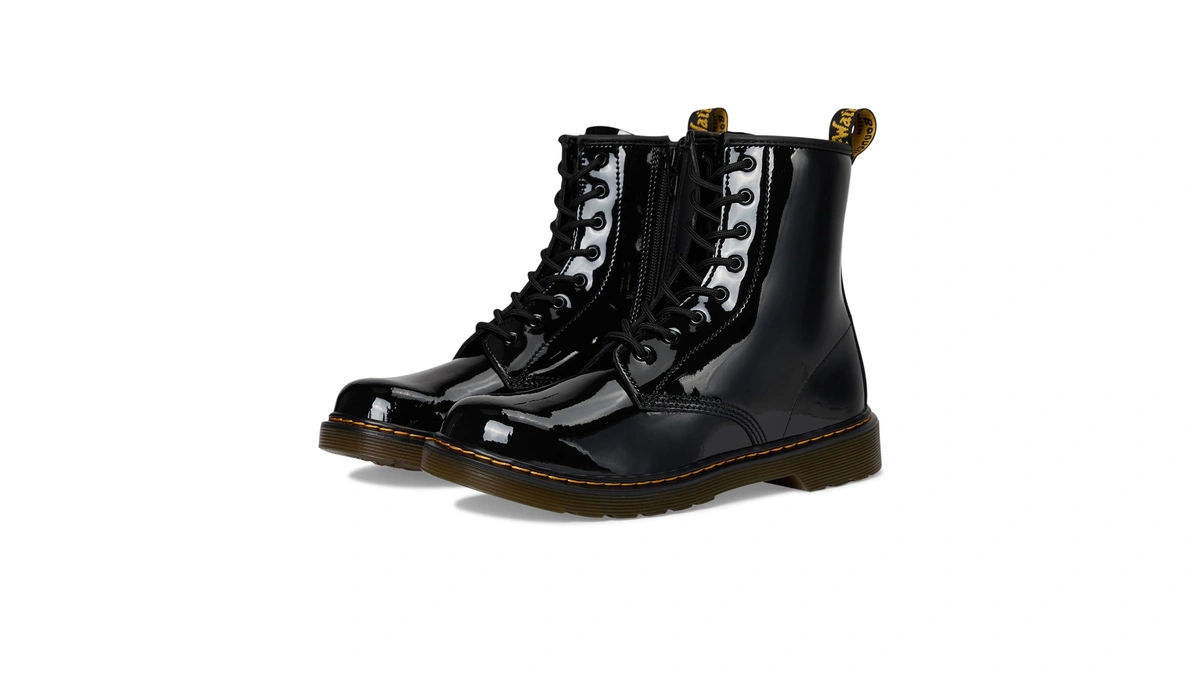 Dr. Martens 1460 Y Black Patent 4 Uk (us 5