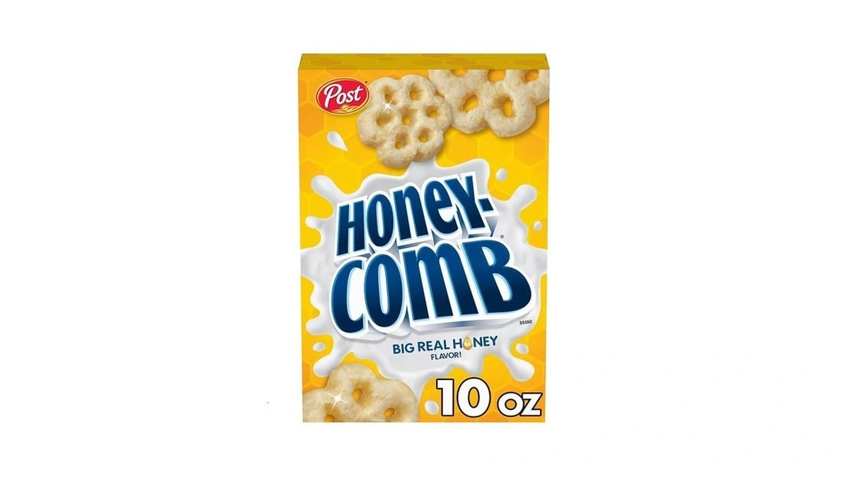 Post Honeycomb Breakfast Cereal, Real Big Honey Flavor, 10 Oz