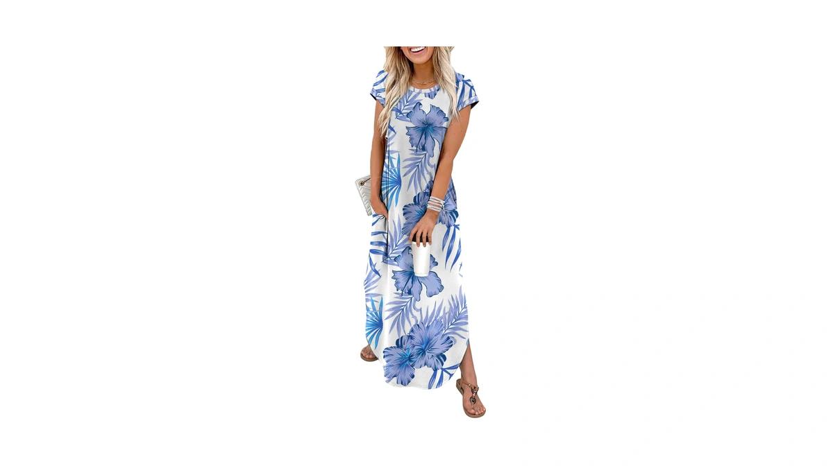 Wiholl Summer Dresses For Women 2026 Maxi Long Casual Dress