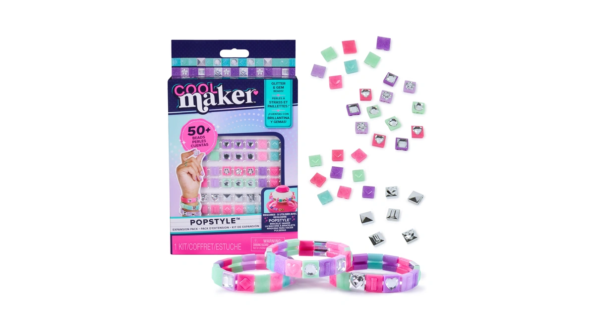 Cool Maker, Popstyle Expansion Pack, Bracelet Making Kit, Over 50