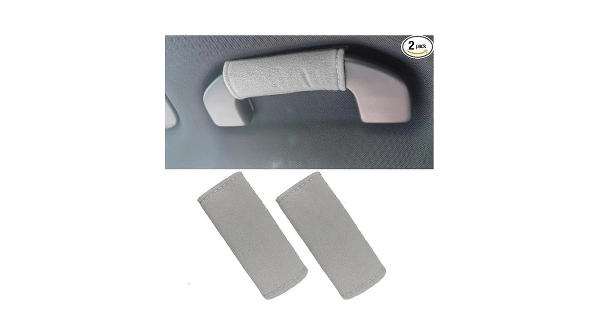 Lainloy 2pcs Car Inside Door Handle Protector, Colorful Soft Fluff