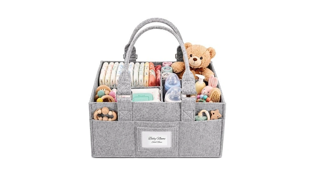 Paovefor Diaper Caddy Organizer, Newborn Essetials Must Haves, Baby Registry