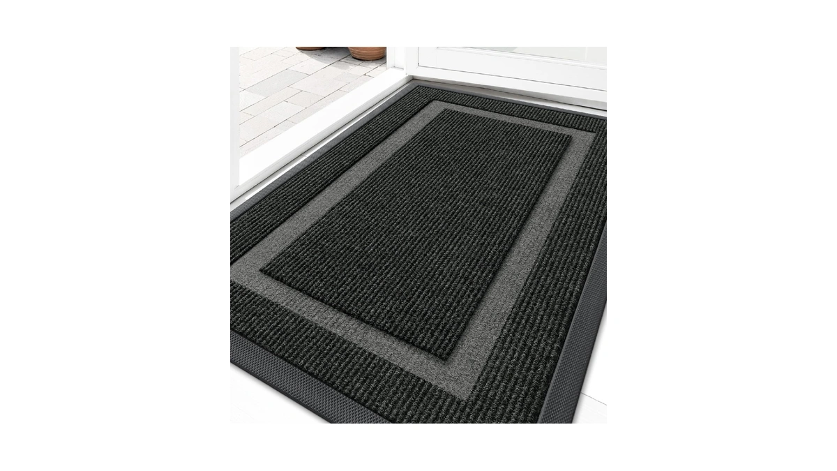 Olanly Front Door Mat Indoor Outdoor Entrance, Waterproof All-season, All-weather