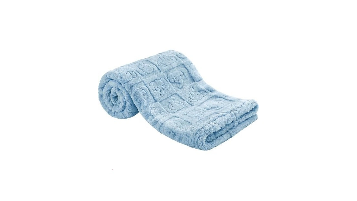 Pro Goleem Elephant Baby Boy Blanket, Soft Fleece Baby Blankets