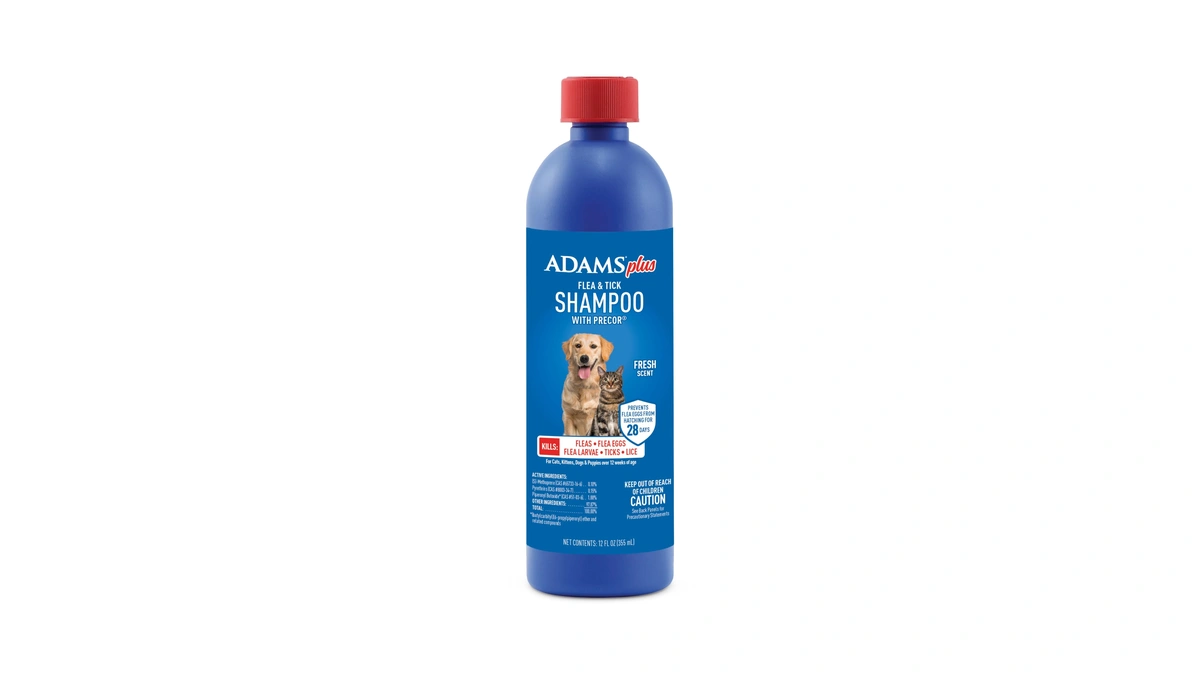 Adams Plus Flea & Tick Shampoo With Precor For Dogs,