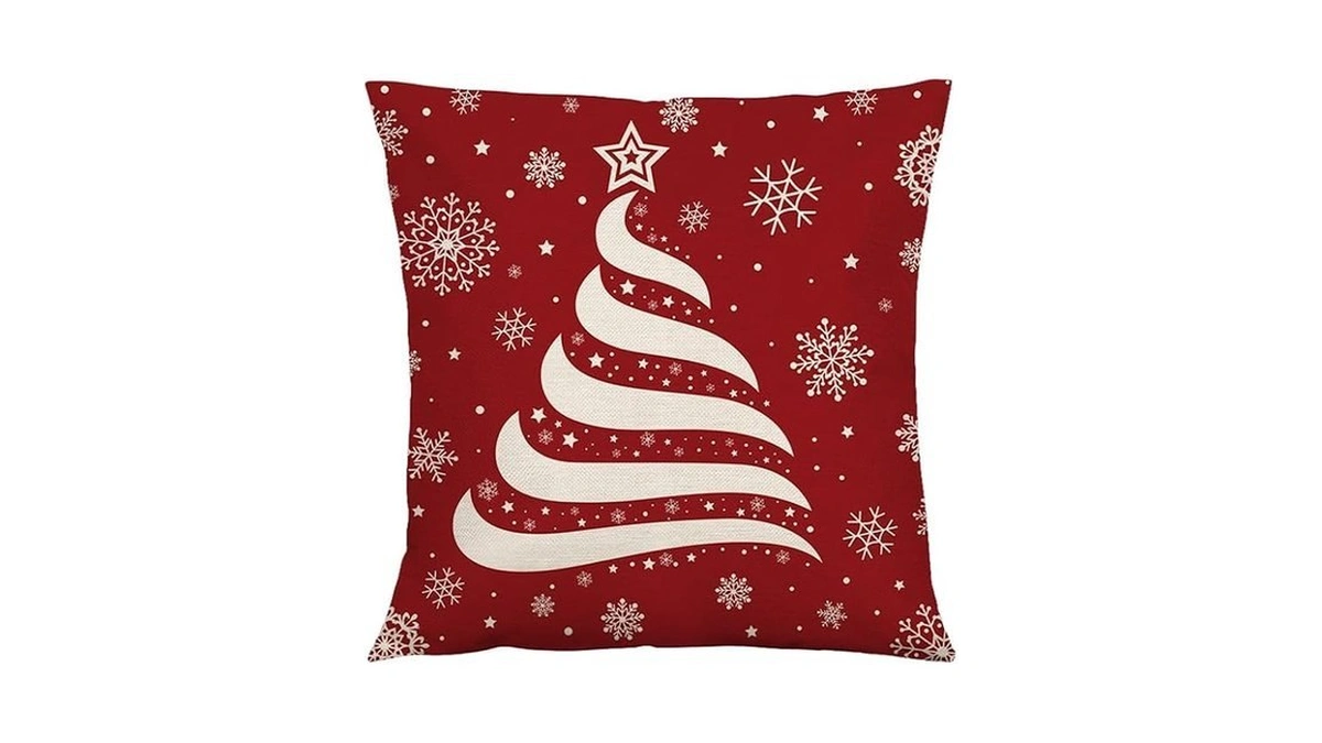 Christmas Decorative Pillow Covers 18x18 Xmas Pillow Cases Standard Size