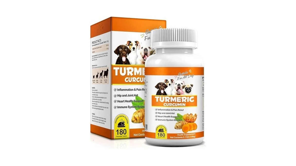 Uruses Turmeric Curcumin For Dogs, Hip & Joint Support, Heart