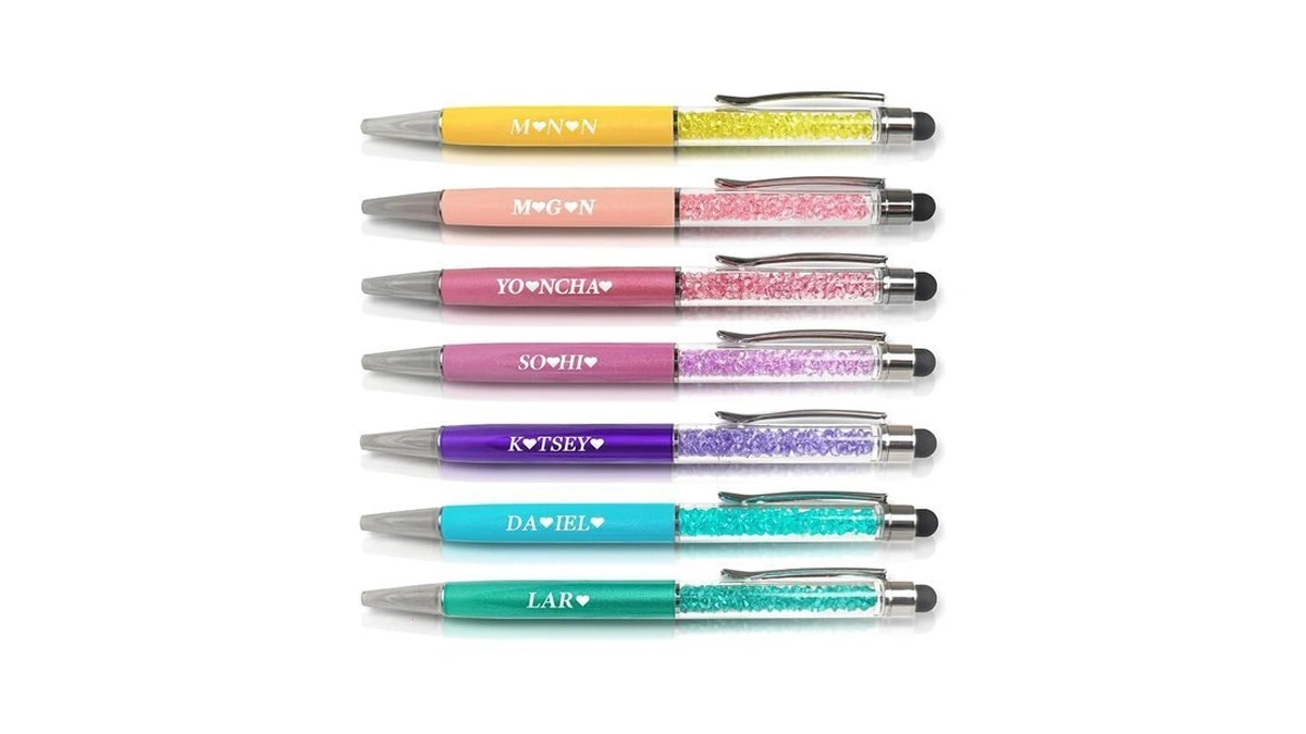 Biedrty Kpop Gifts Merch 7 Pcs Kpop Ballpoint Pens Set