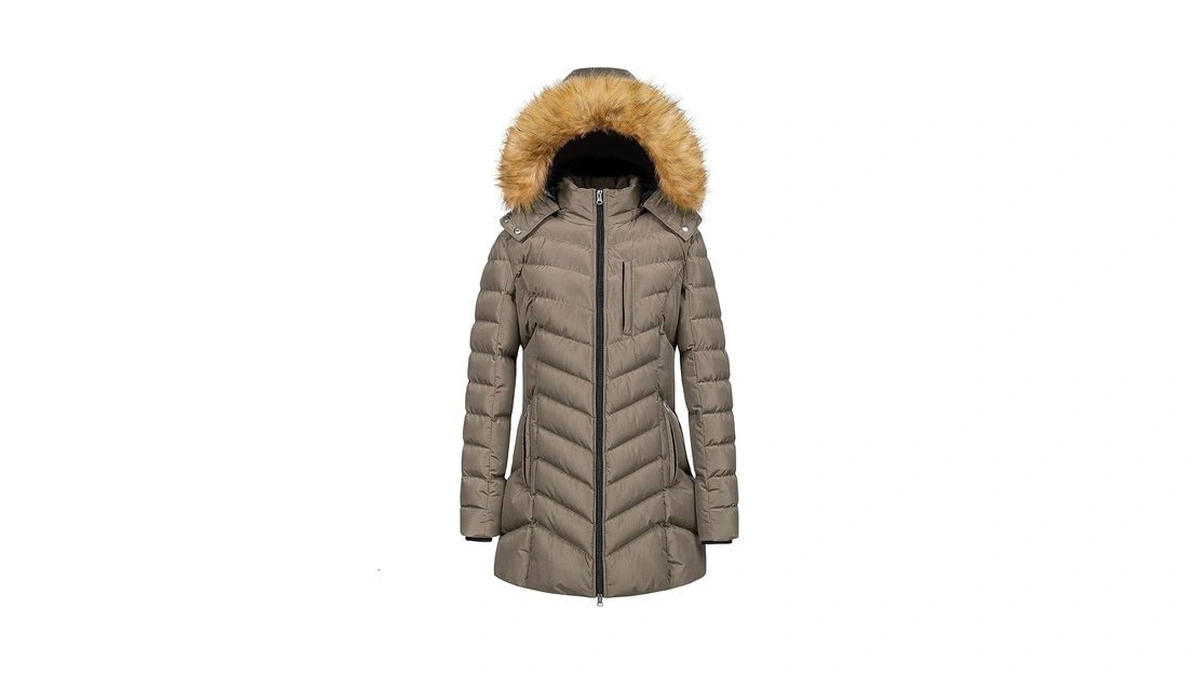 Creatmo Us Women's Hooded Warm Winter Big Faux Fur Coat