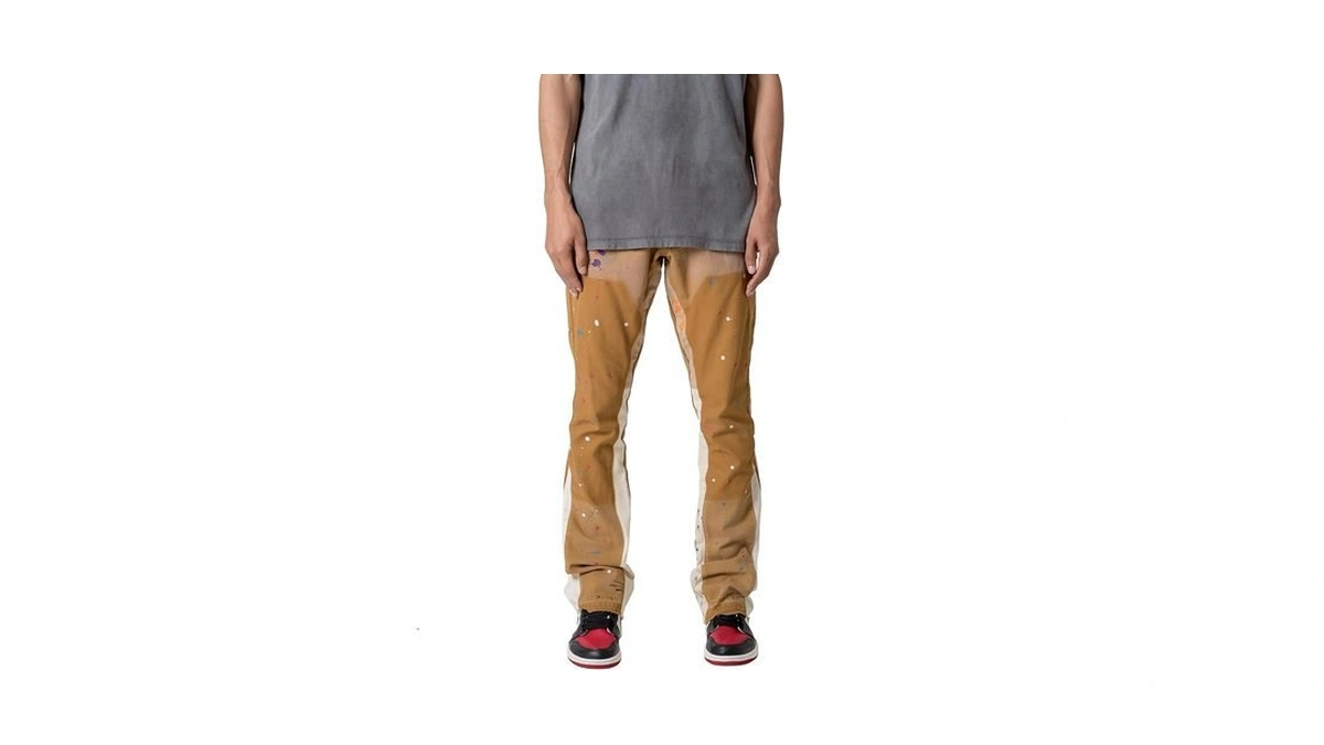 Mnml Men's B243 Flare Denim - Brown, 28