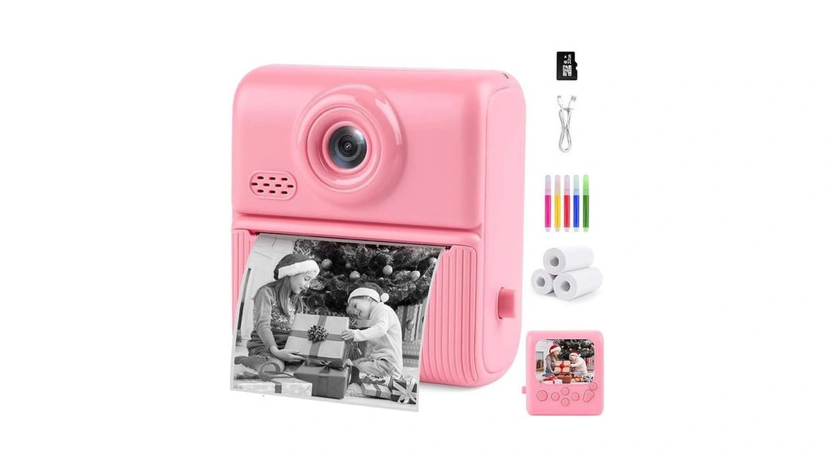 Kids Instant Print Camera, Instant Camera For Kids Ages 3-12,