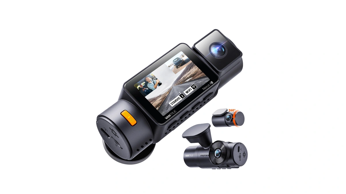 Vantrue New N4s 3 Channel Dash Cam, Starvis 2 Night