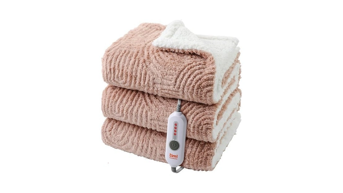 Amazon : Timicalda Heated Blanket Twin Size- 62"x